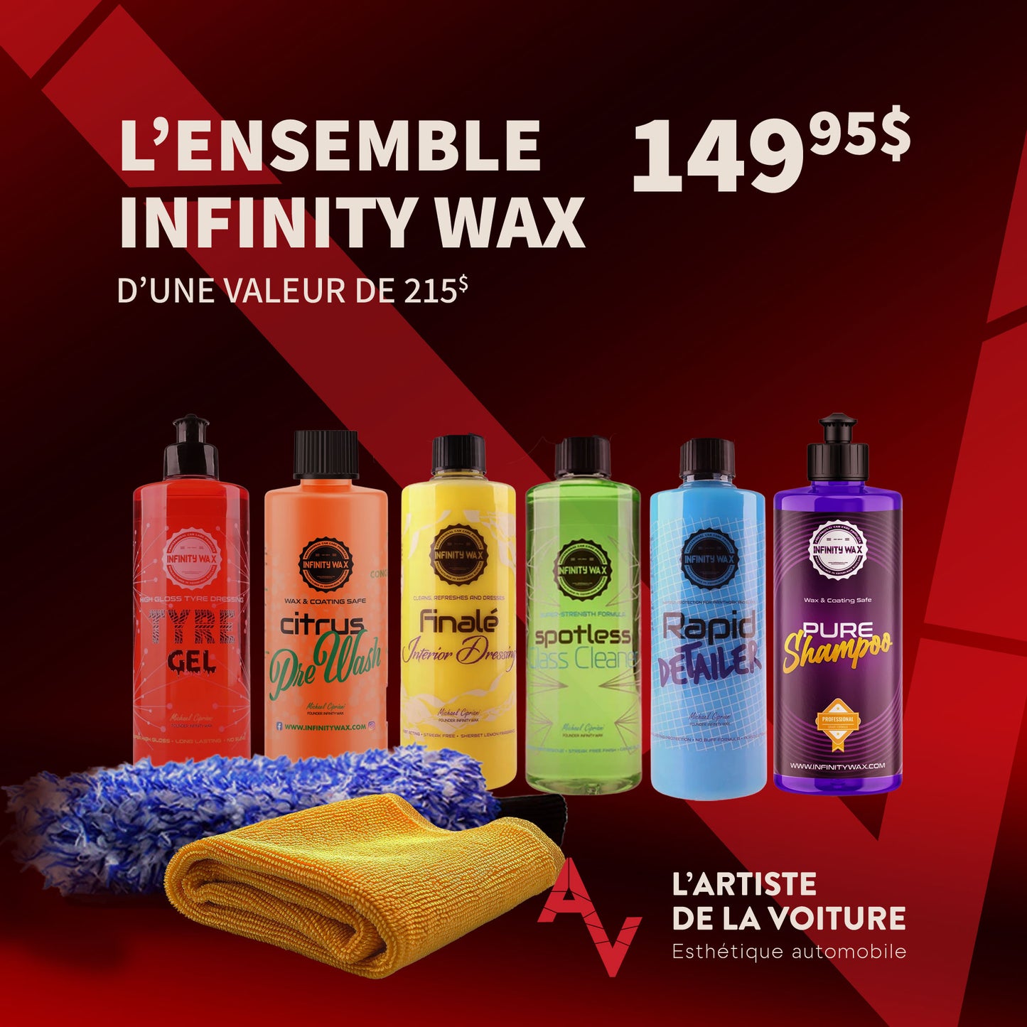 L'ensemble Infinity Wax