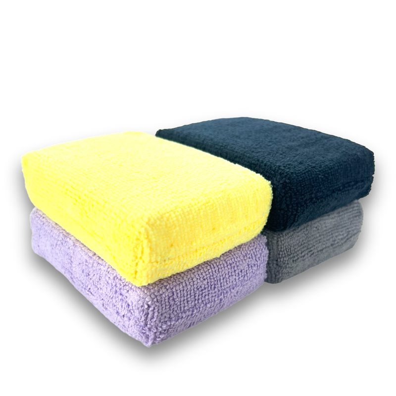 Bloc de mousse applicateur pour mastic, cire et pansement - paquet de 4